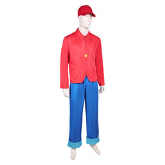 Benjamin l'Éléphant Benjamin Tenue Rouge et Bleue Cosplay Costume