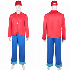Benjamin l'Éléphant Benjamin Tenue Rouge et Bleue Cosplay Costume