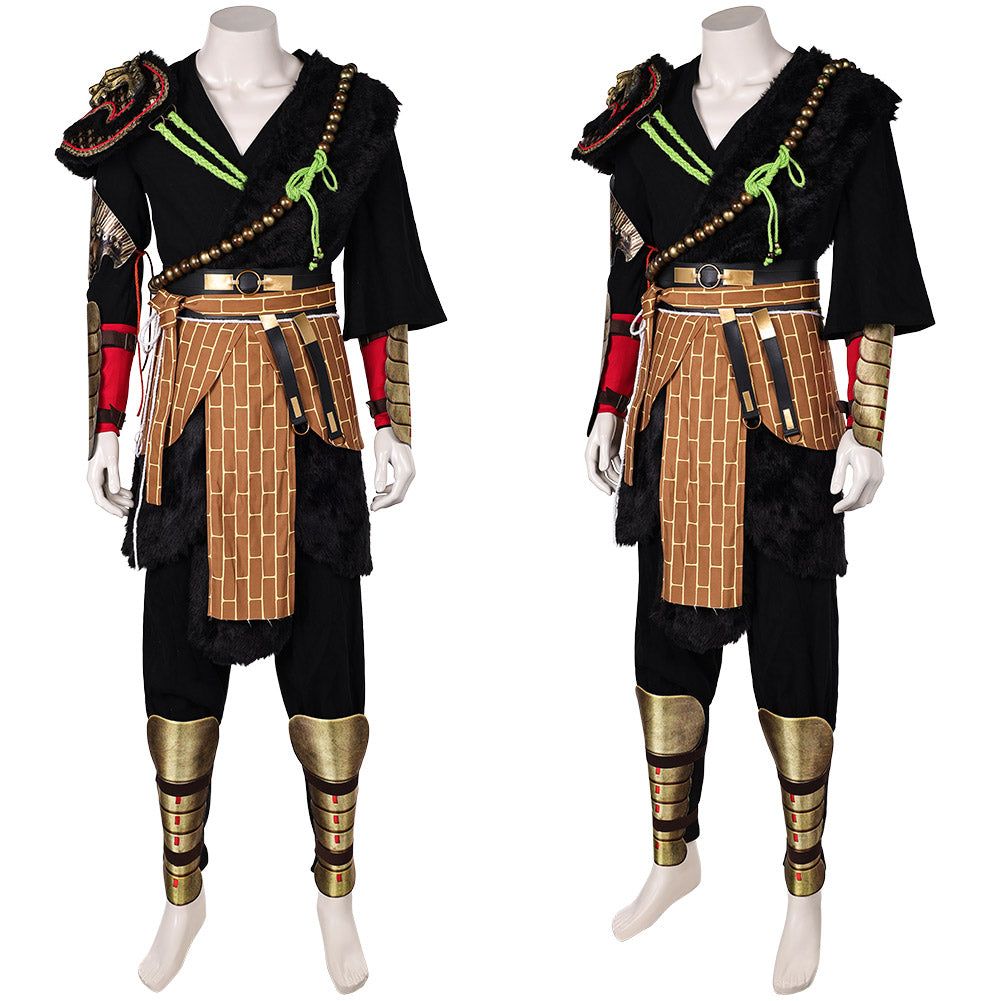 Black Myth: Wukong Wukong Tenue Noire Cosplay Costume