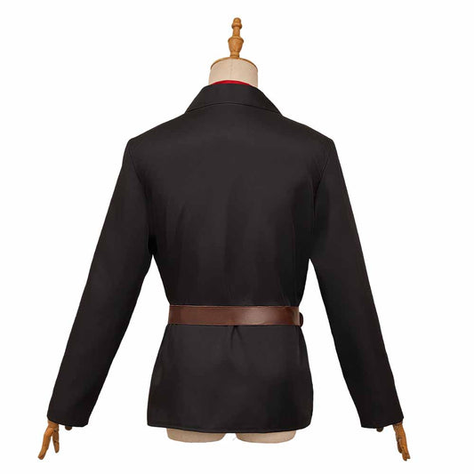 Black Phone 2(2025) The Grabber Hauts Noir et Rouge+Ceinture Marron Cosplay Costume