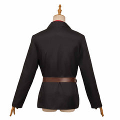 Black Phone 2(2025) The Grabber Hauts Noir et Rouge+Ceinture Marron Cosplay Costume