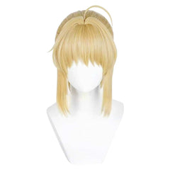 Cosplay Perruque Saber Altria Pendragon Fate Grand Order Jeu Perruque Blonde/Blanc Cassé