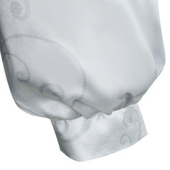 Blue Lock Nagi Seishiro Tenue Chinoiserie Grise et Blanche Cosplay Costume