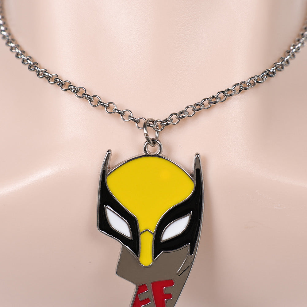 Deadpool & Wolverine(2024) Collier/Boucle d'Oreille Cosplay Accessoires