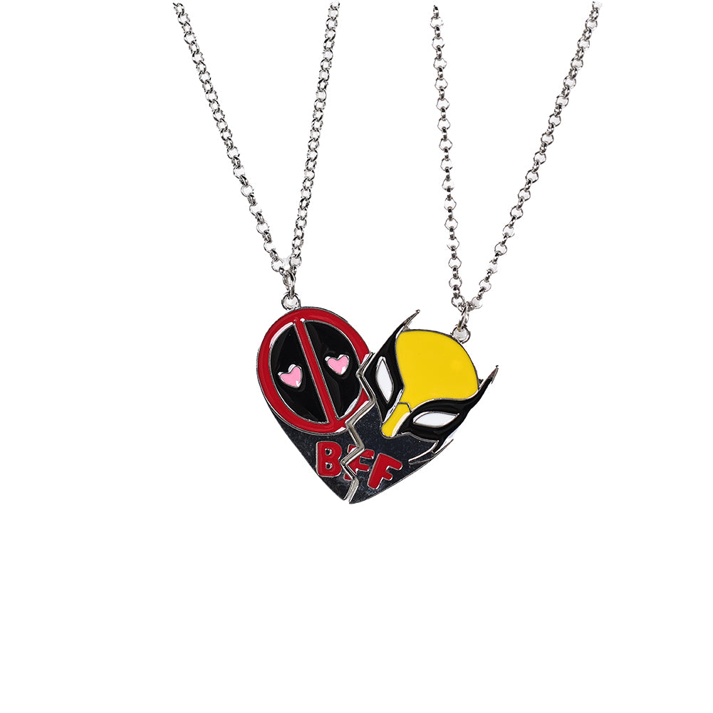 Deadpool & Wolverine(2024) Collier/Boucle d'Oreille Cosplay Accessoires