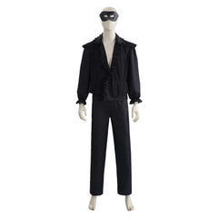Bridgerton Saison 4(2026) Benedict Bridgerton Tenue Noire Cosplay Costume