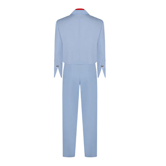 Bruno Mars Tenue Bleue de Scène Cosplay Costume