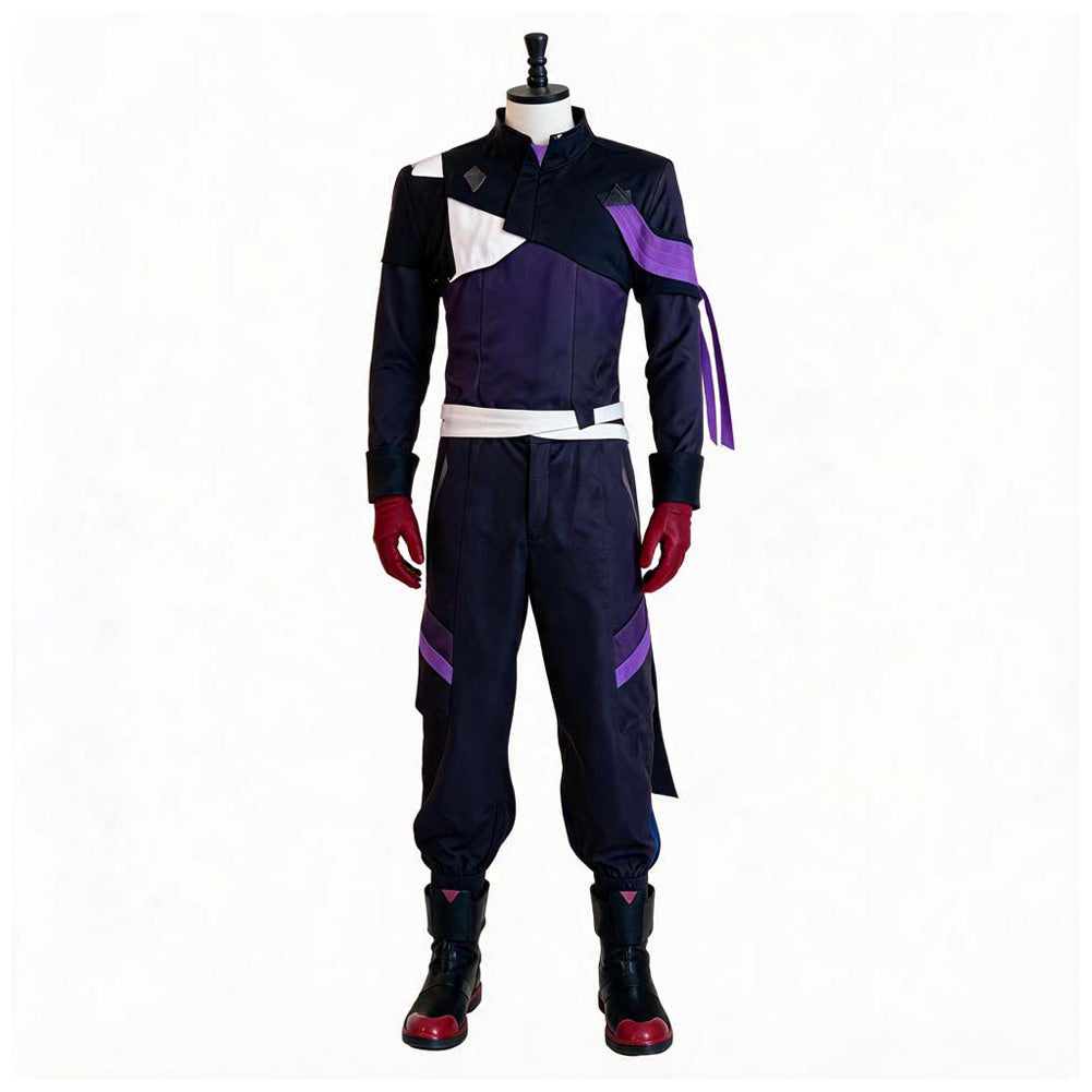 Cosplay Costume Kirito Sword Art Online: Unanswered//butterfly(2026) Anime Cosplay Combinaison Violette Homme