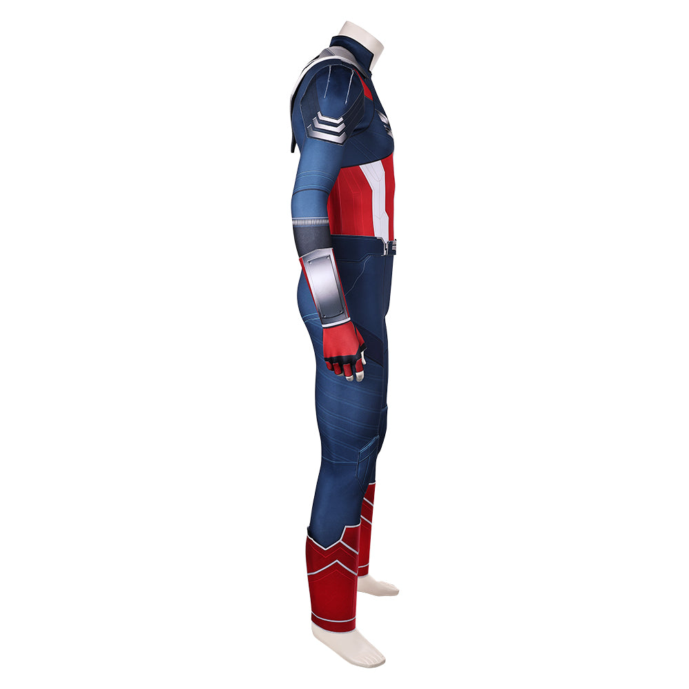 Captain America: Brave New World(2025) Captain America Tenue Bleue Cosplay Costume