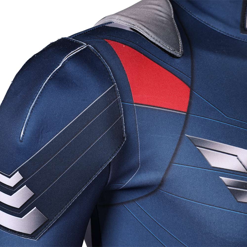 Captain America: Brave New World(2025) Captain America Tenue Bleue Cosplay Costume