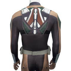 Captain America: Brave New World(2025) Falcon Tenue Brune Cosplay Costume