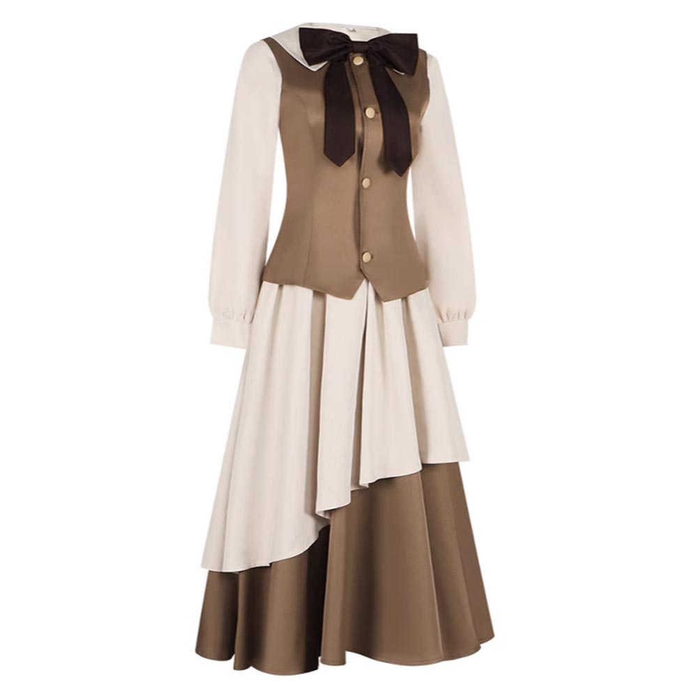 CCS Tomoyo Daidouji Robe Marron Cosplay Costume