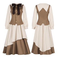 CCS Tomoyo Daidouji Robe Marron Cosplay Costume