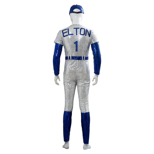 2019 Film Rocketman Elton John Dodgers Baseball Cosplay Costume