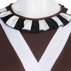 Charlie et la Chocolaterie Willy Wonka Robe Marron et Rose Cosplay Costume