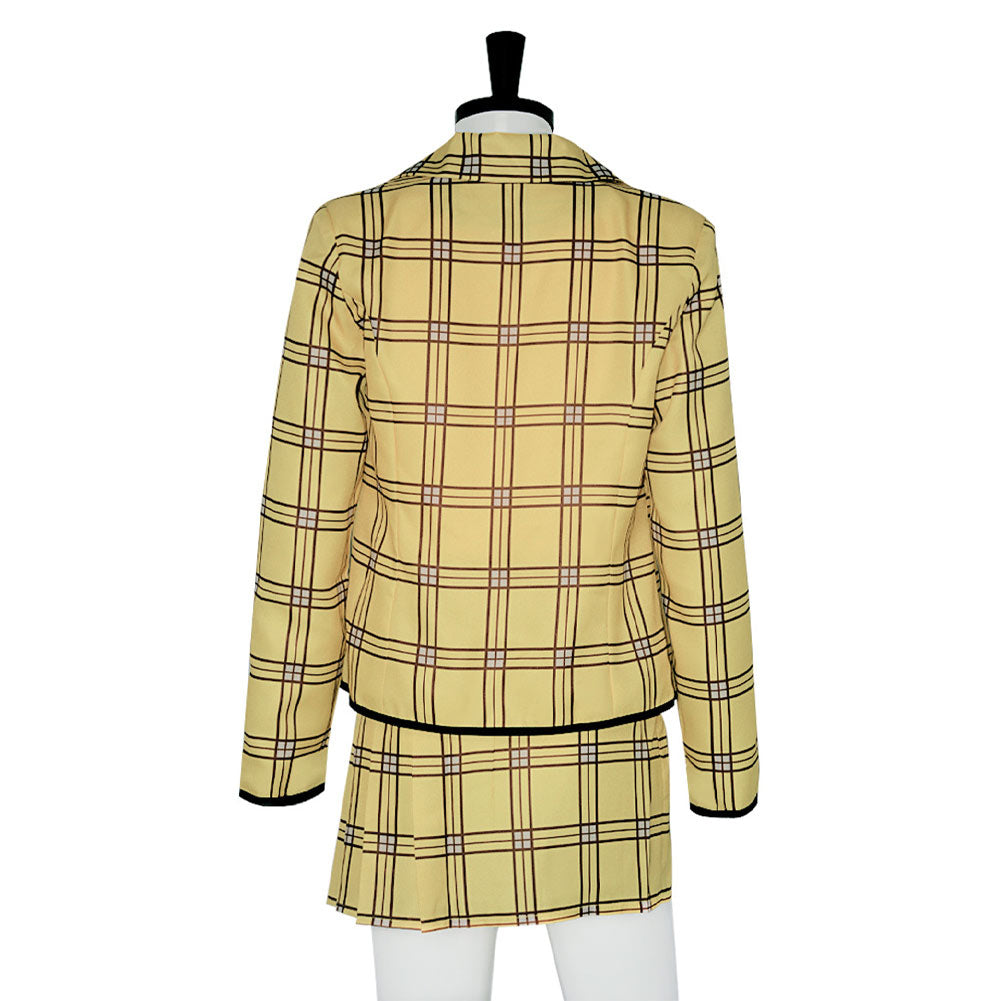 Clueless Cher Horowitz Tenue Jaune de Jupe Cosplay Costume