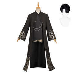 KPop Demon Hunters(2025) Saja Boys Jinu Saja Haut+Veste Noire Cosplay Costume