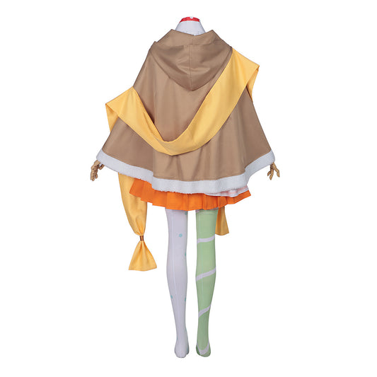 Cosmic Princess Kaguya(2026) Isayama Manami Tenue Jaune et Brune Cosplay Costume