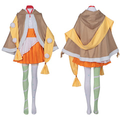 Cosmic Princess Kaguya(2026) Isayama Manami Tenue Jaune et Brune Cosplay Costume