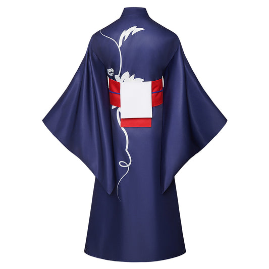 Cosmic Princess Kaguya(2026) Kaguya Kimono Bleu Cosplay Costume