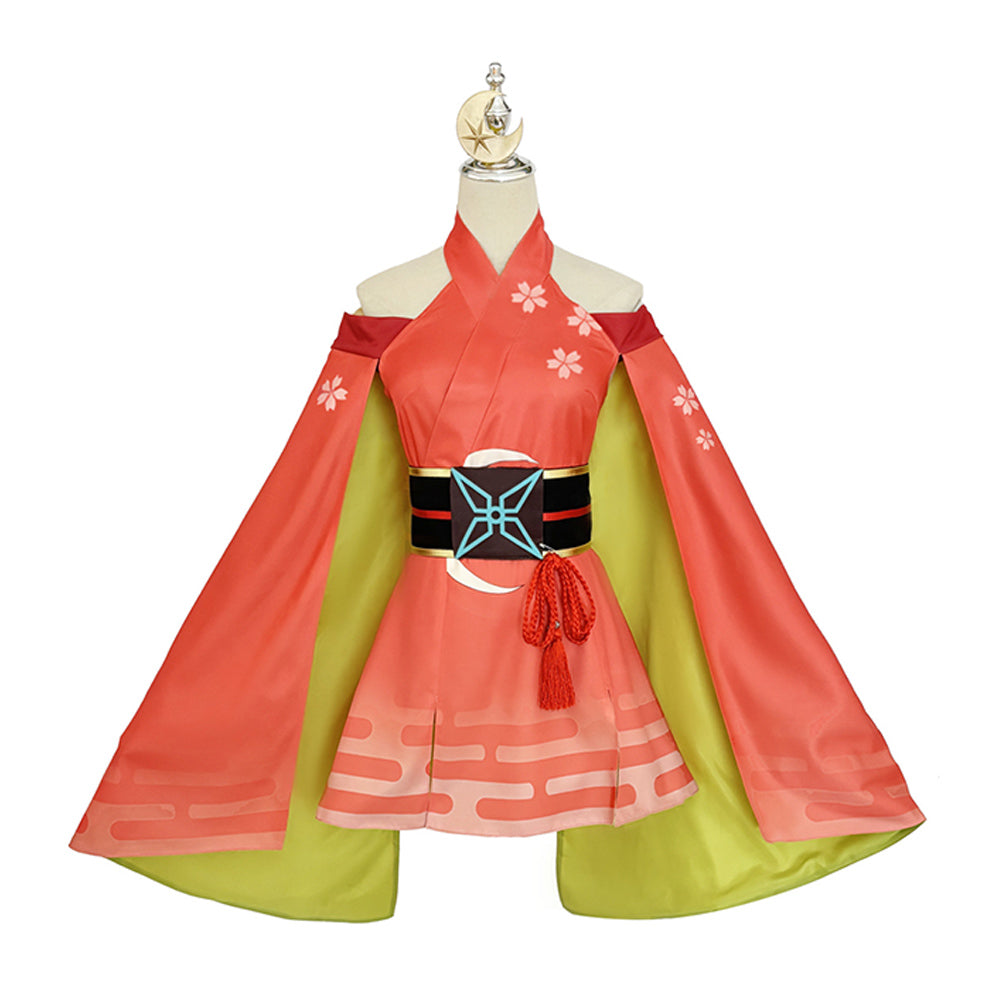 Cosmic Princess Kaguya(2026) Kaguya Robe Orange Cosplay Costume