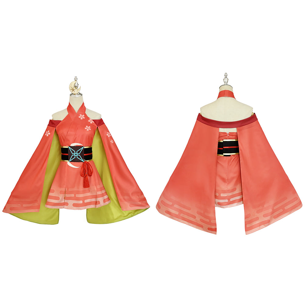 Cosmic Princess Kaguya(2026) Kaguya Robe Orange Cosplay Costume