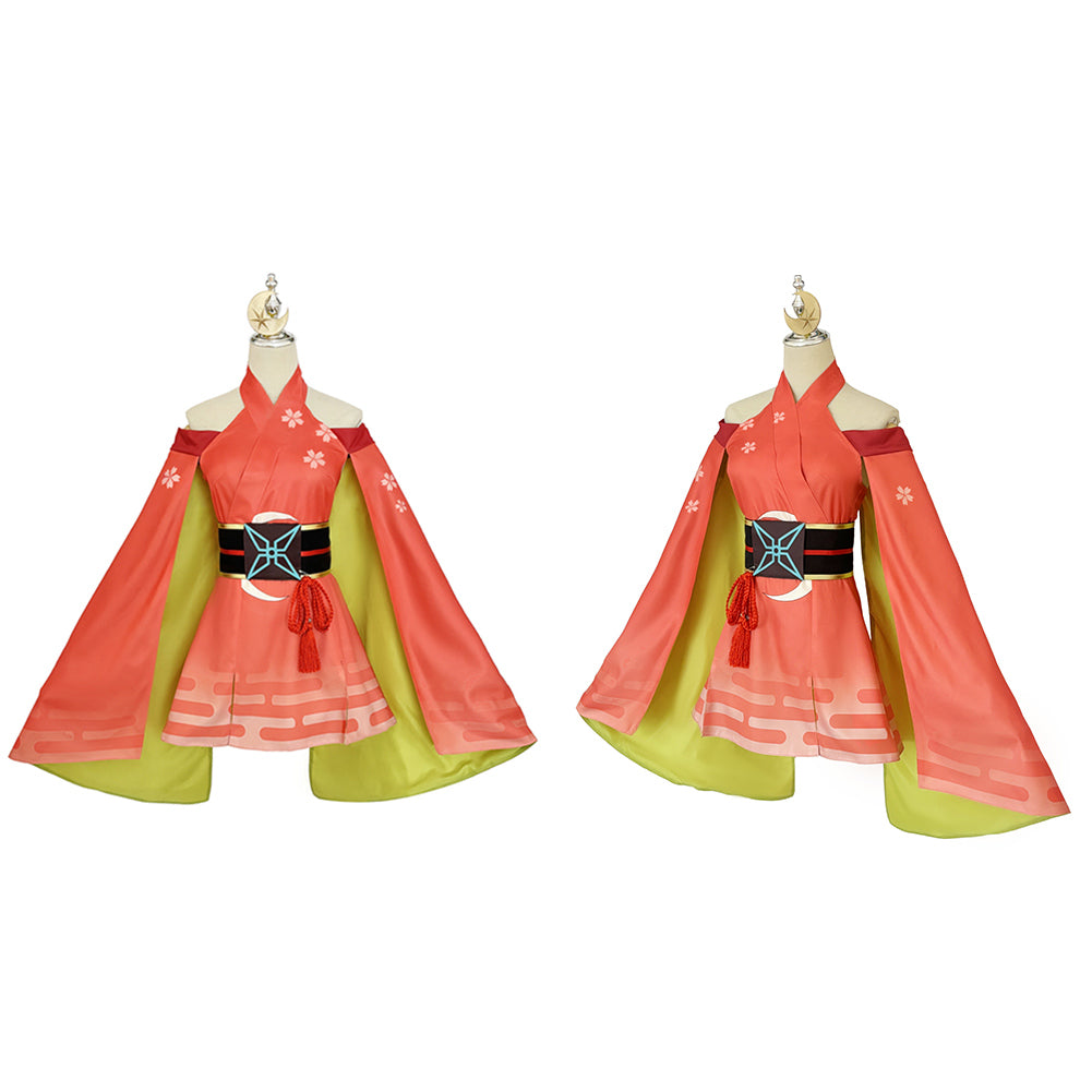 Cosmic Princess Kaguya(2026) Kaguya Robe Orange Cosplay Costume