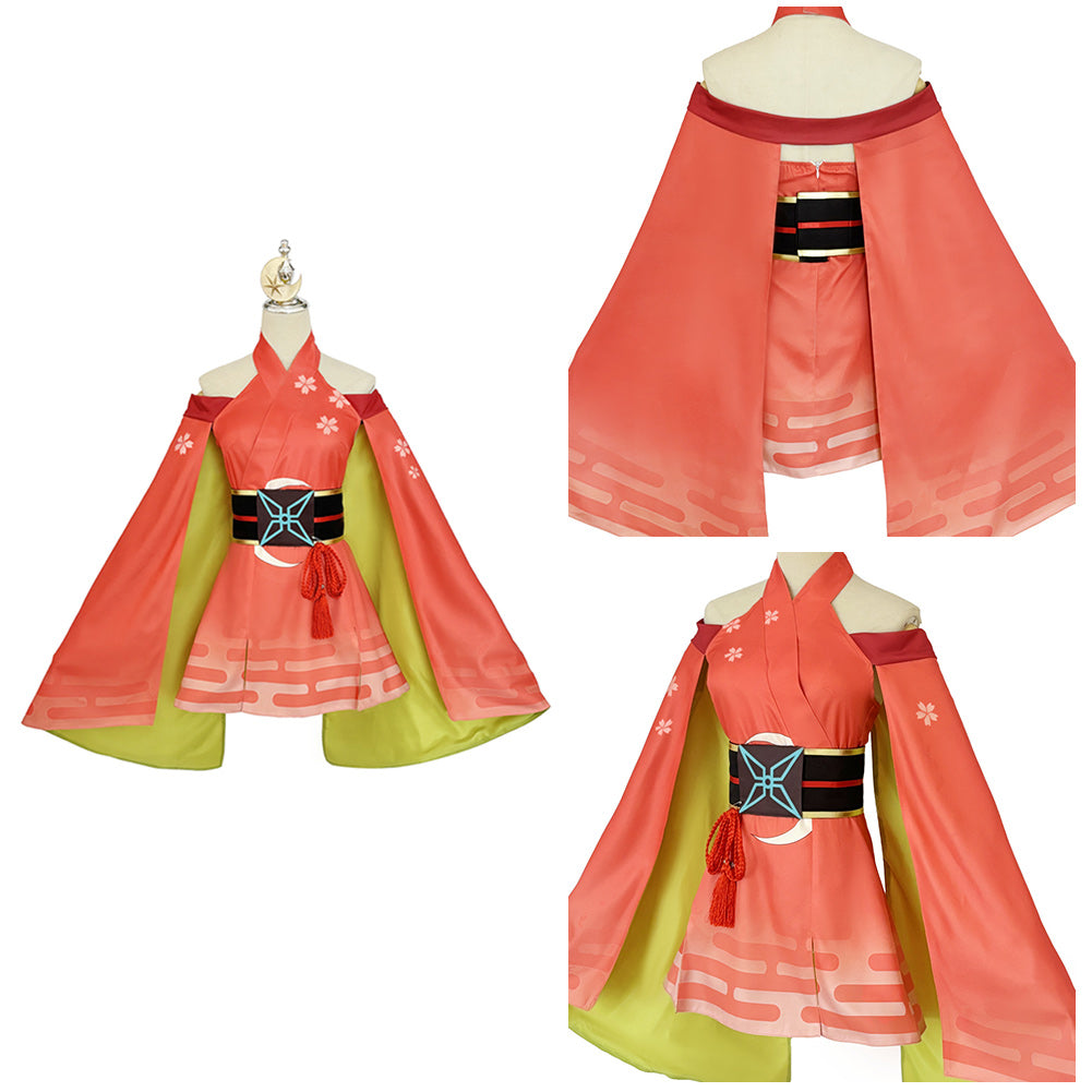 Cosmic Princess Kaguya(2026) Kaguya Robe Orange Cosplay Costume
