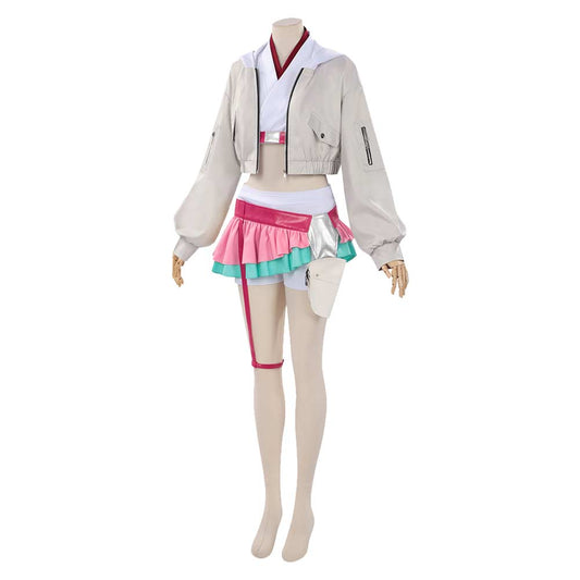 Cosmic Princess Kaguya(2026) Roka Ayatsumugi Tenue Blanche et Rose Cosplay Costume