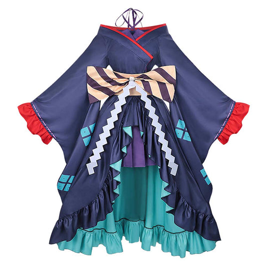 Cosmic Princess Kaguya(2026) Tsukimi Yachiyo Robe de Scène Bleue Cosplay Costume