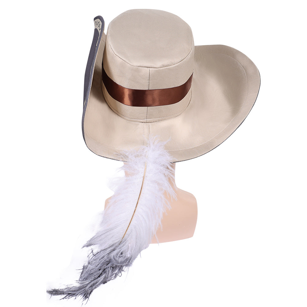 Cosplay Accessoire Will Turner Pirates of the Caribbean Film Cosplay Chapeau Beige