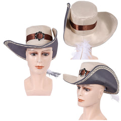Cosplay Accessoire Will Turner Pirates of the Caribbean Film Cosplay Chapeau Beige