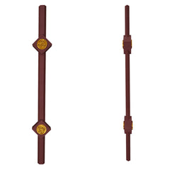 Cosplay Accessorie Aang Avatar: The Last Airbender Saison 2(2026) TV Cosplay Bâton Jaune Homme