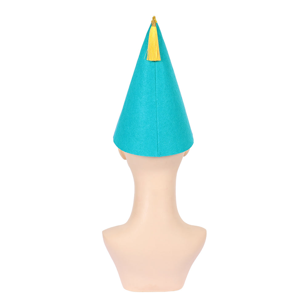Cosplay Accessorie Coco Tongari Boushi no Atelier(2026) Anime Cosplay Chapeau Bleu et Blanc Femme