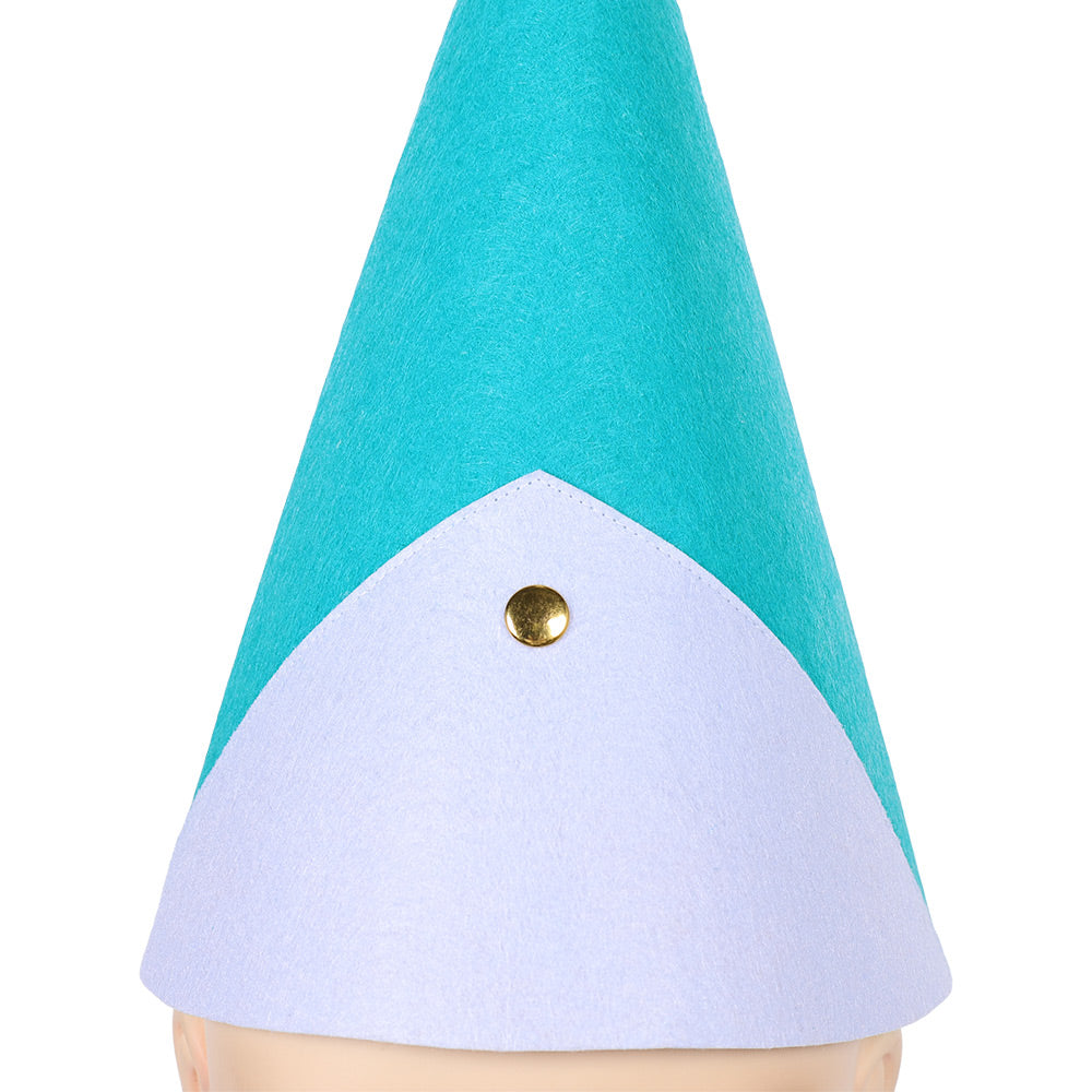 Cosplay Accessorie Coco Tongari Boushi no Atelier(2026) Anime Cosplay Chapeau Bleu et Blanc Femme