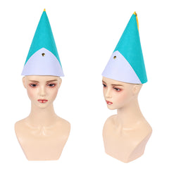 Cosplay Accessorie Coco Tongari Boushi no Atelier(2026) Anime Cosplay Chapeau Bleu et Blanc Femme