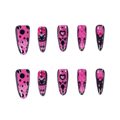 Cosplay Accessorie Pink lady Grease: Rise of the Pink Ladies TV Cosplay Nail Art Femme