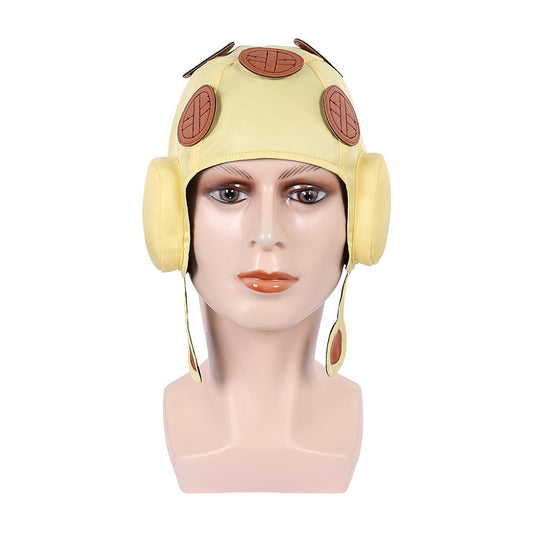 Cosplay Accessorie Pocoloco JJBA 7(2026) Anime Cosplay Chapeau Jaune Homme