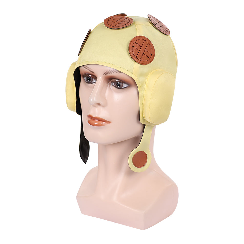 Cosplay Accessorie Pocoloco JJBA 7(2026) Anime Cosplay Chapeau Jaune Homme