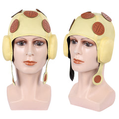 Cosplay Accessorie Pocoloco JJBA 7(2026) Anime Cosplay Chapeau Jaune Homme