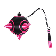 Cosplay Accessorie Rem RE0(2026) Anime Cosplay Masse d'Armes Rose et Noire Femme