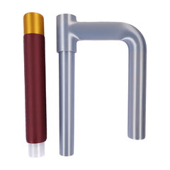 Cosplay Accessorie Smoker One Piece Live Action 2(2026) TV Cosplay Bâton Télescopique Argenté Homme
