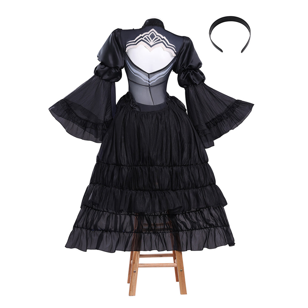 Cosplay Costume 2B NieR:Automata Jeu Cosplay Robe de Mariée Noire Femme