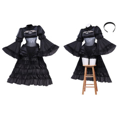 Cosplay Costume 2B NieR:Automata Jeu Cosplay Robe de Mariée Noire Femme