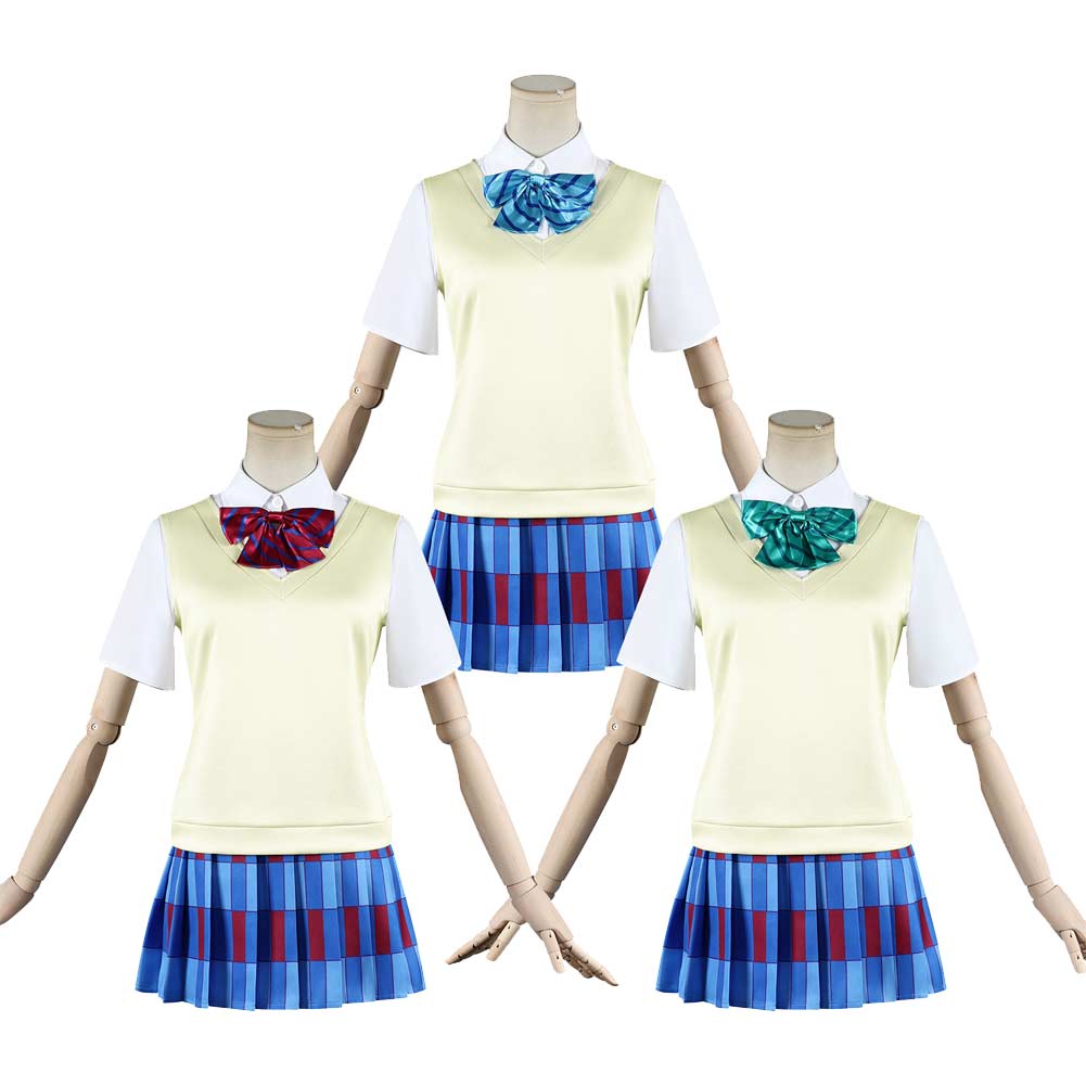 Cosplay Costume μ's Love Live! School Idol Project Anime Cosplay Uniforme Scolaire Beige Femme