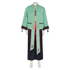 Cosplay Costume A Yuan Link Click Anime Cosplay Tenue Verte Homme
