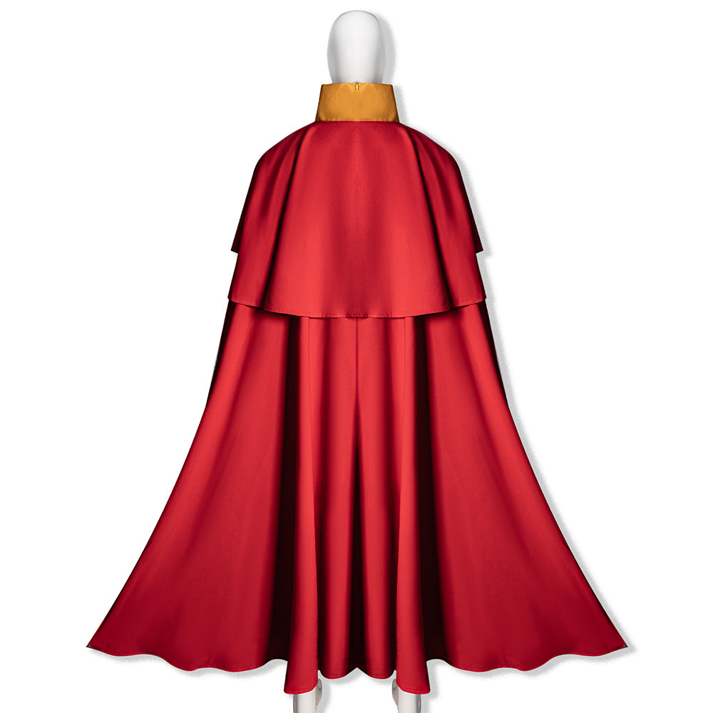 Cosplay Costume Aang Avatar Aang: The Last Airbender(2026) Film Cosplay Tenue Orange et Rouge Homme