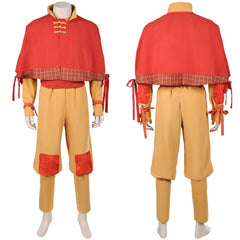 Cosplay Costume Aang Avatar: The Last Airbender 2(2026) TV Cosplay Tenue Orange et Jaune Homme