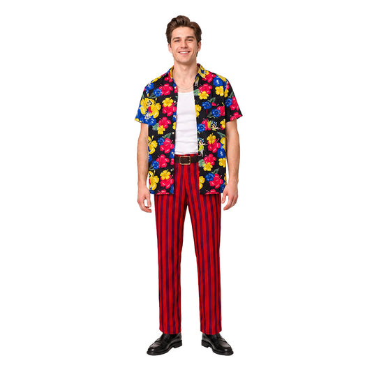 Cosplay Costume Ace Ventura Ace Ventura Jr.: Pet Detective Film Cosplay Tenue Rouge Homme