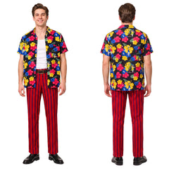 Cosplay Costume Ace Ventura Ace Ventura Jr.: Pet Detective Film Cosplay Tenue Rouge Homme
